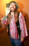 Exhibit B:  A Hippie on a podium (Artist Emmy Colllins)
